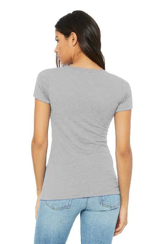 Bella + Canvas Womens The Favorite Short Sleeve Crewneck T-Shirt - Silver Grey