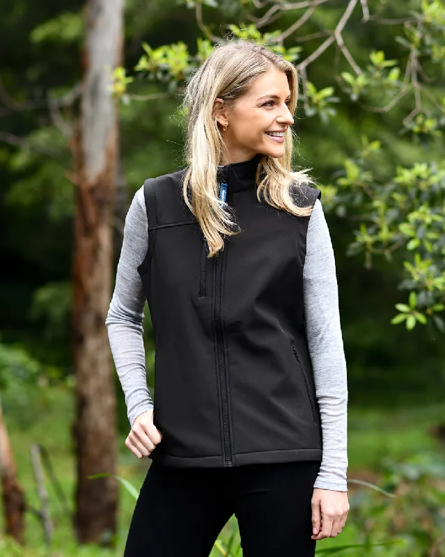 Freeman Softshell Vest in Black