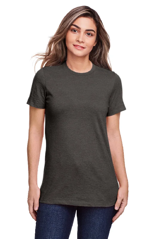 Gildan Womens Softstyle CVC Short Sleeve Crewneck T-Shirt - Gunmetal Grey