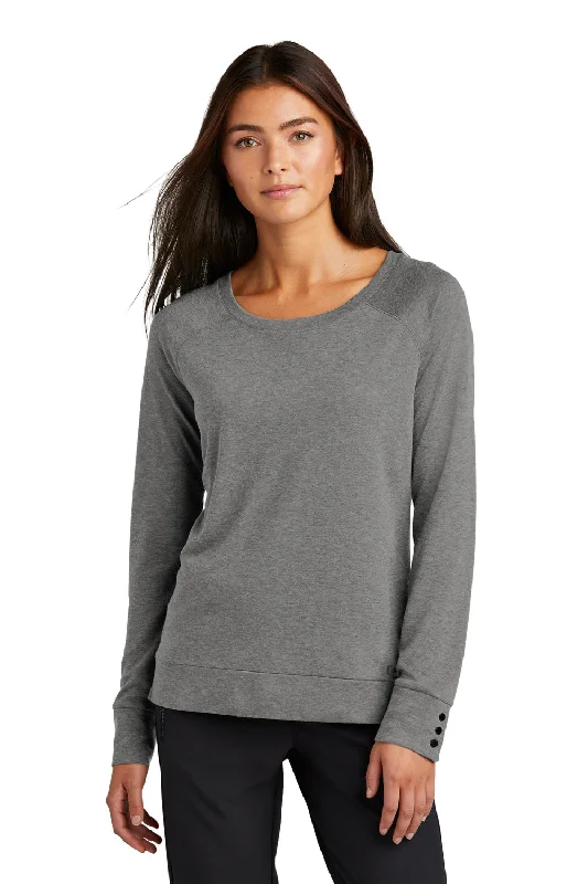 Ogio Womens Command Long Sleeve Scoop Neck T-Shirt - Gear Grey