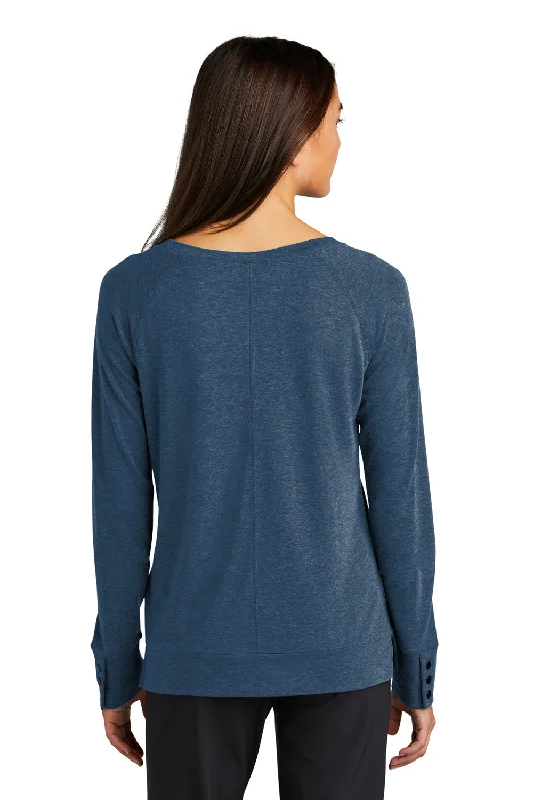 Ogio Womens Command Long Sleeve Scoop Neck T-Shirt - Spar Blue