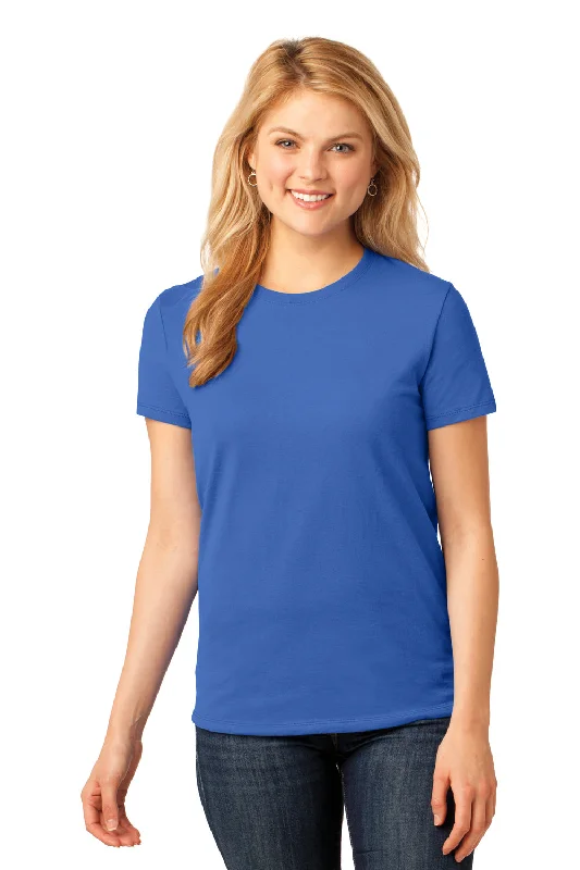 Port & Company Womens Core Short Sleeve Crewneck T-Shirt - Royal Blue