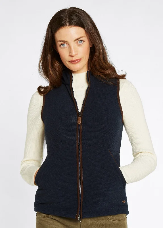 Carbury Women's Fleece Vest - Navy