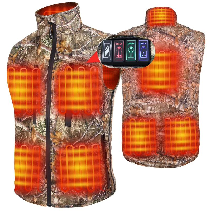 DUKUSEEK Heated Hunting Vest with Battery Pack Size Adjustable for Hunting Hiking Outdoors