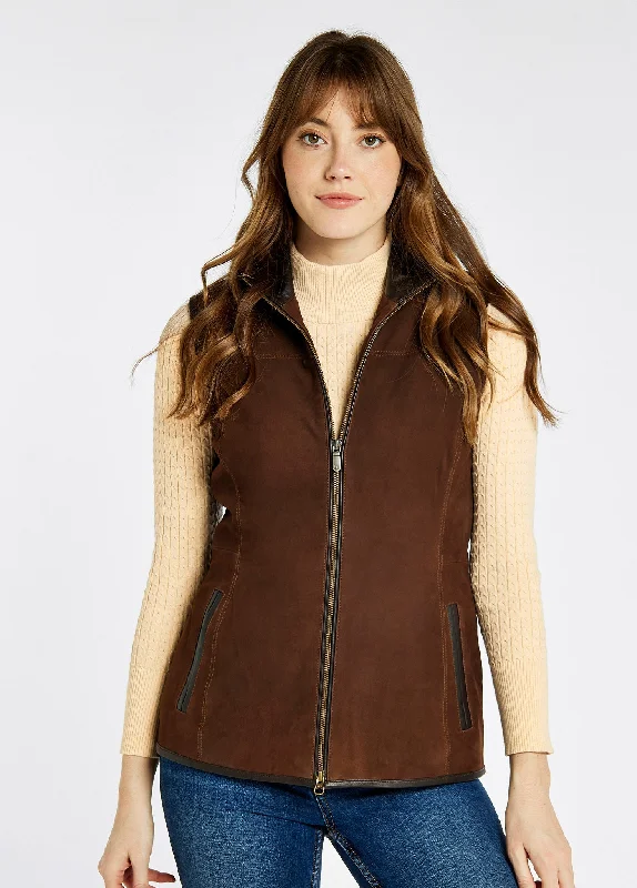 Kingston Leather Vest - Walnut