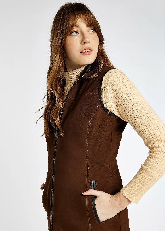 Kingston Leather Vest - Walnut