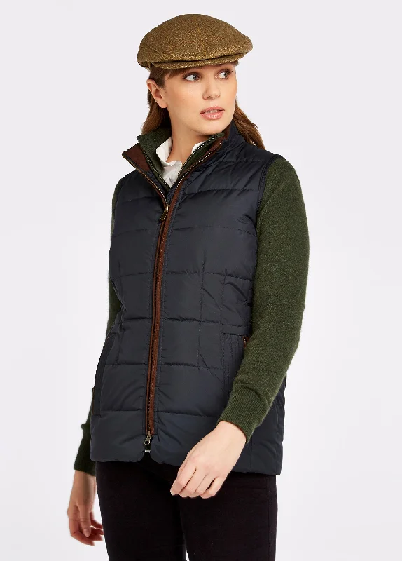 Spiddal Quilted Vest - Navy/Multi