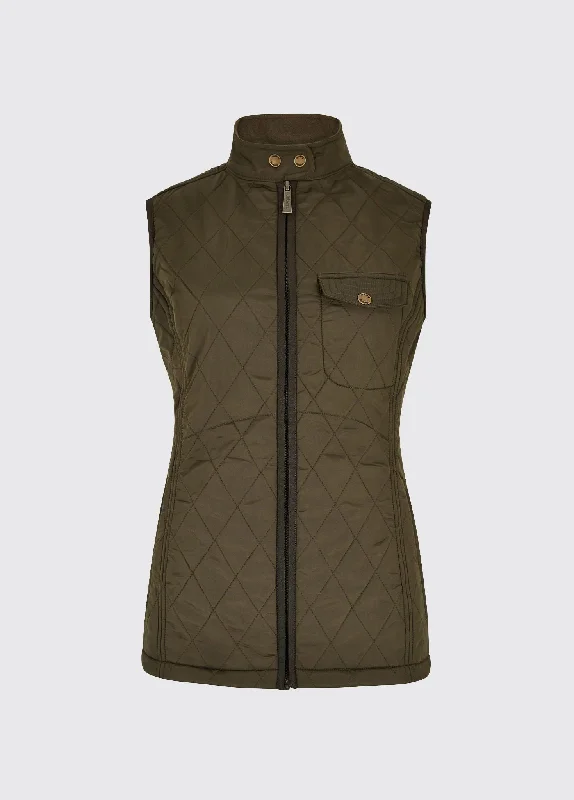 Rathdown Quilted Vest - Olive