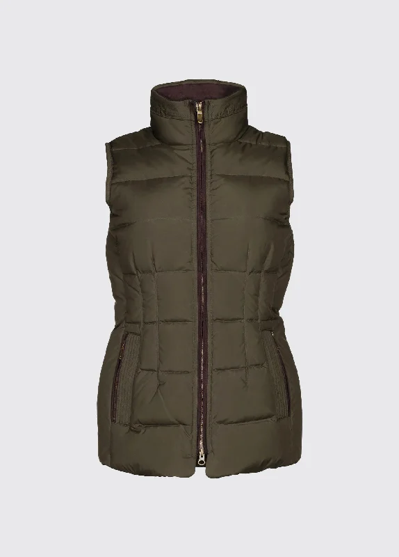 Spiddal Quilted Vest - Olive