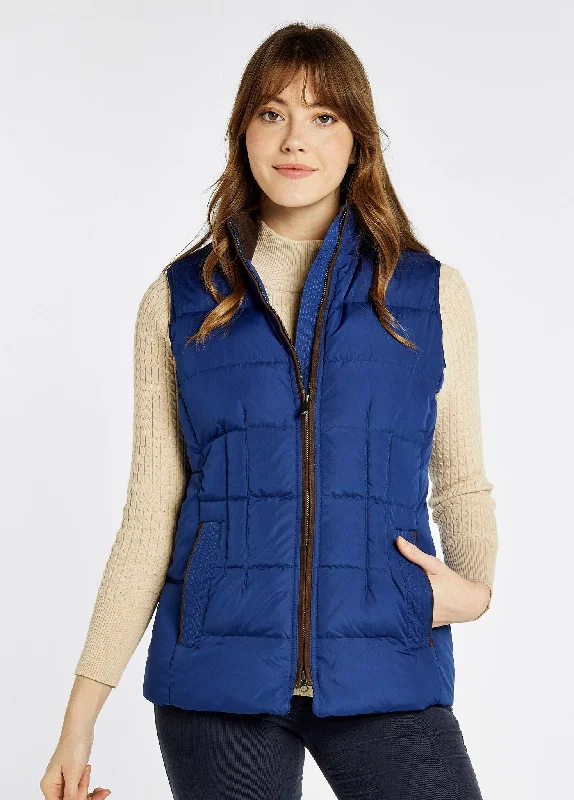 Spiddal Quilted Vest - Peacock Blue