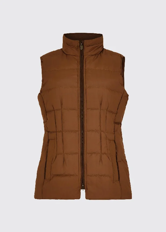 Spiddal Quilted Vest - Walnut