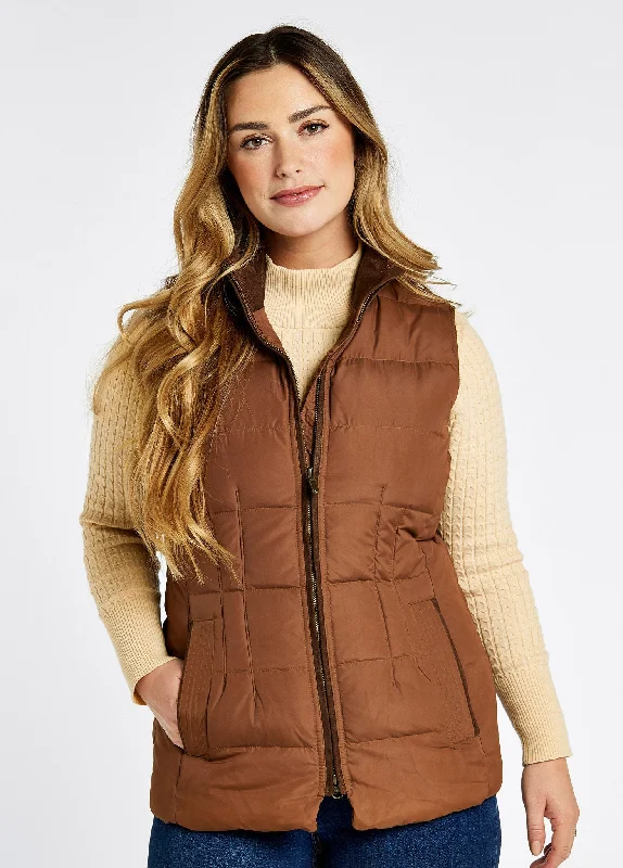 Spiddal Quilted Vest - Walnut