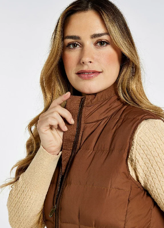 Spiddal Quilted Vest - Walnut